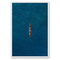 Andrea Caruso Print STATEMENT / White / FULL BLEED Canoe