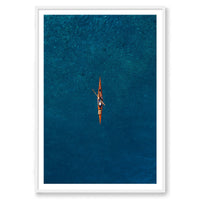 Andrea Caruso Print STATEMENT / White / MATTED Canoe