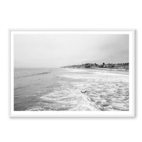 Carly Tabak Print GALLERY / White / MATTED Surfs Up San Diego