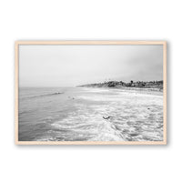 Carly Tabak Print Large / Natural / FULL BLEED Surfs Up San Diego