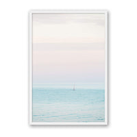 Carly Tabak Print Large / White / FULL BLEED Sunset Sail - Newport Beach