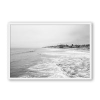 Carly Tabak Print Large / White / FULL BLEED Surfs Up San Diego