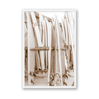 Carly Tabak Print MEDIUM / White / FULL BLEED Lined Up