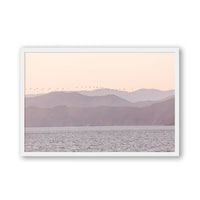 Carly Tabak Print MEDIUM / White / FULL BLEED Sunset Flight