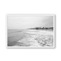 Carly Tabak Print MEDIUM / White / FULL BLEED Surfs Up San Diego