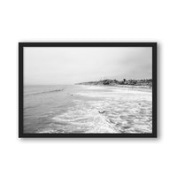 Carly Tabak Print SMALL / Black / FULL BLEED Surfs Up San Diego