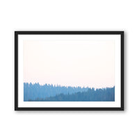 Carly Tabak Print SMALL / Black / MATTED Mendocino Redwoods Sunset