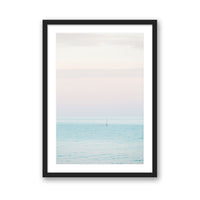 Carly Tabak Print SMALL / Black / MATTED Sunset Sail - Newport Beach