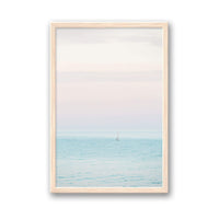 Carly Tabak Print SMALL / Natural / FULL BLEED Sunset Sail - Newport Beach