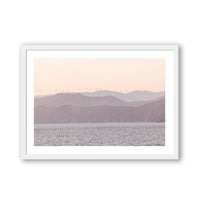 Carly Tabak Print SMALL / White / MATTED Sunset Flight