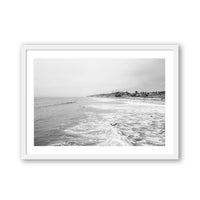Carly Tabak Print SMALL / White / MATTED Surfs Up San Diego