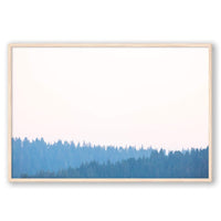 Carly Tabak Print STATEMENT / Natural / FULL BLEED Mendocino Redwoods Sunset