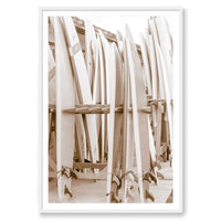 Carly Tabak Print STATEMENT / White / MATTED Lined Up