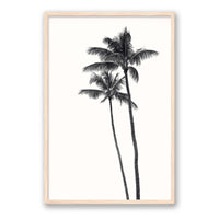 Carly Tabak Print X-LARGE / Natural / FULL BLEED Palm Palms