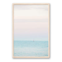 Carly Tabak Print X-LARGE / Natural / FULL BLEED Sunset Sail - Newport Beach