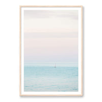 Carly Tabak Print X-LARGE / Natural / MATTED Sunset Sail - Newport Beach