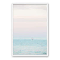 Carly Tabak Print X-LARGE / White / FULL BLEED Sunset Sail - Newport Beach