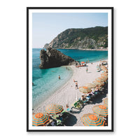 Jessica Wright Print GALLERY / Black / MATTED Monterosso, Italy