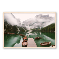 Jessica Wright Print GALLERY / Natural / FULL BLEED Lago di Braies