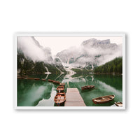 Jessica Wright Print MEDIUM / White / FULL BLEED Lago di Braies