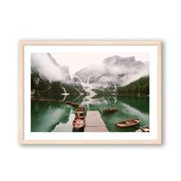 Jessica Wright Print SMALL / Natural / MATTED Lago di Braies