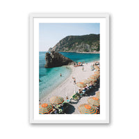 Jessica Wright Print SMALL / White / MATTED Monterosso, Italy