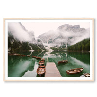 Jessica Wright Print STATEMENT / Natural / MATTED Lago di Braies
