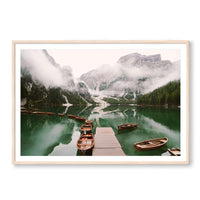Jessica Wright Print X-LARGE / Natural / MATTED Lago di Braies