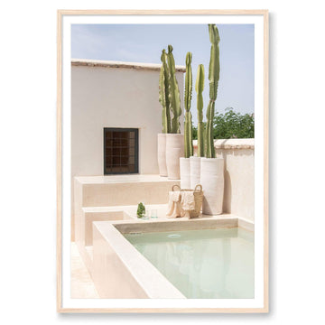 Kim and Nash Finley Print STATEMENT / Natural / MATTED Summers in Marrakesh