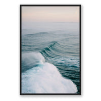 Linus Bergman Print GALLERY / Black / FULL BLEED Portugal Waves
