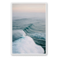 Linus Bergman Print GALLERY / White / FULL BLEED Portugal Waves