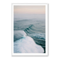 Linus Bergman Print GALLERY / White / MATTED Portugal Waves