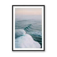 Linus Bergman Print MEDIUM / Black / MATTED Portugal Waves