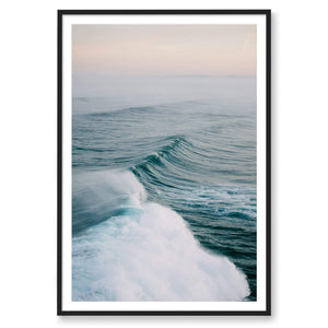 Linus Bergman Print STATEMENT / Black / MATTED Portugal Waves