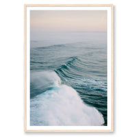 Linus Bergman Print STATEMENT / Natural / MATTED Portugal Waves