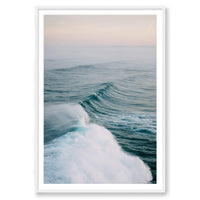 Linus Bergman Print STATEMENT / White / MATTED Portugal Waves