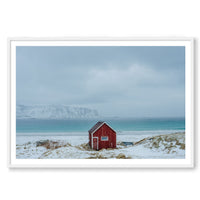 Linus Bergman Print STATEMENT / White / MATTED The Red Hut