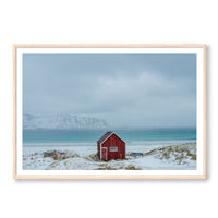 Linus Bergman Print X-LARGE / Natural / MATTED The Red Hut