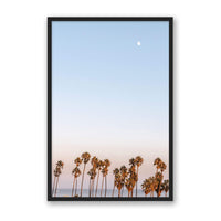 Michelle Halpern Print Large / Black / FULL BLEED Moon Palms