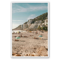 Michelle Halpern Print STATEMENT / White / FULL BLEED Clifton Beach