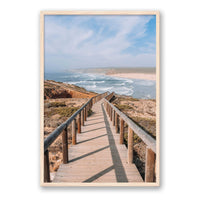 Michelle Halpern Print X-LARGE / Natural / FULL BLEED Portugal Coast