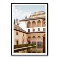 Morgan Ashley Print GALLERY / Black / MATTED Alhambra de Granada
