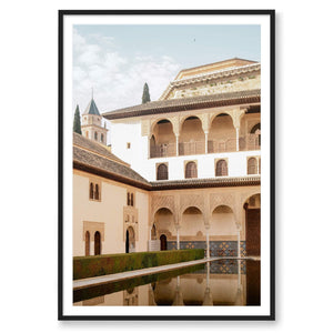 Morgan Ashley Print STATEMENT / Black / MATTED Alhambra de Granada