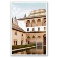 Morgan Ashley Print STATEMENT / White / FULL BLEED Alhambra de Granada