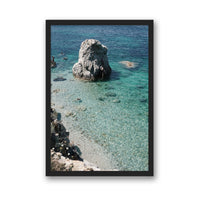 Renée Rae Print SMALL / Black / FULL BLEED Tuscan Archipelago, Italy