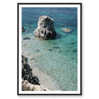 Renée Rae Print STATEMENT / Black / MATTED Tuscan Archipelago, Italy