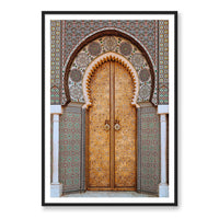 Salty Luxe Print GALLERY / Black / MATTED Moroccan Door 3