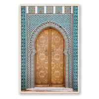 Salty Luxe Print GALLERY / Natural / FULL BLEED Moroccan Door 2