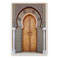 Salty Luxe Print GALLERY / Natural / FULL BLEED Moroccan Door 3