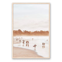 Salty Luxe Print GALLERY / Natural / FULL BLEED Surf Highway, Byron Bay